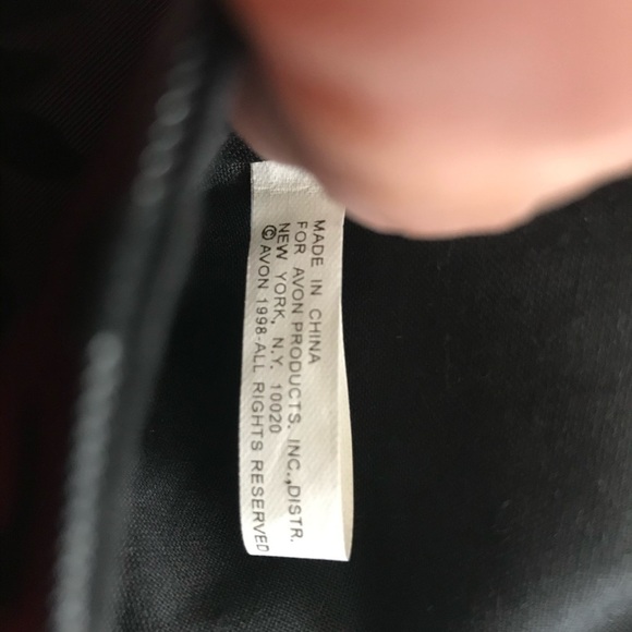 Avon black shoulder evening satin and crushed velvet satchel - Picture 5 of 7